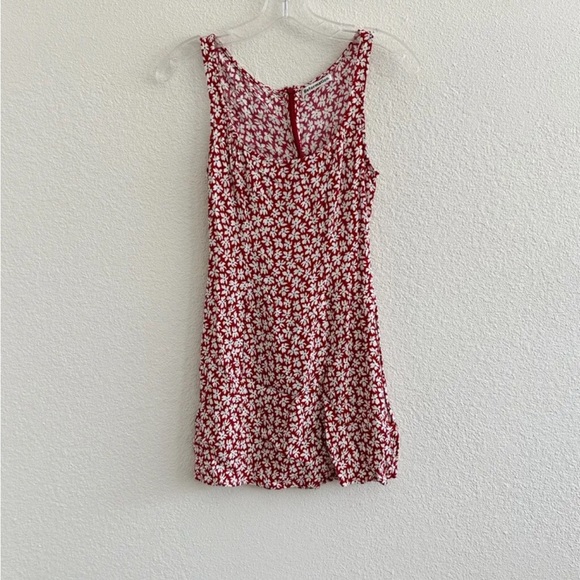 Reformation Noha Floral Mini Dress Red - Picture 3 of 11